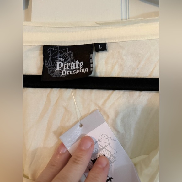 The Pirate Dressing Cosplay Dress Neutral NWT, Sz L - Picture 5 of 7